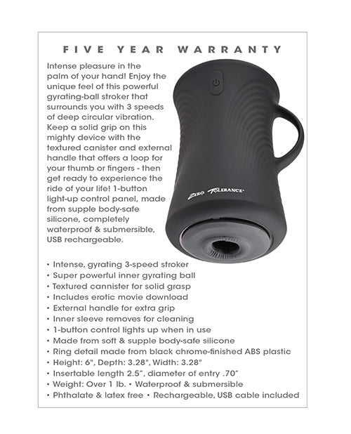 Zero Tolerance Zero Tolerance Gyro Stroke - Black - Image 10