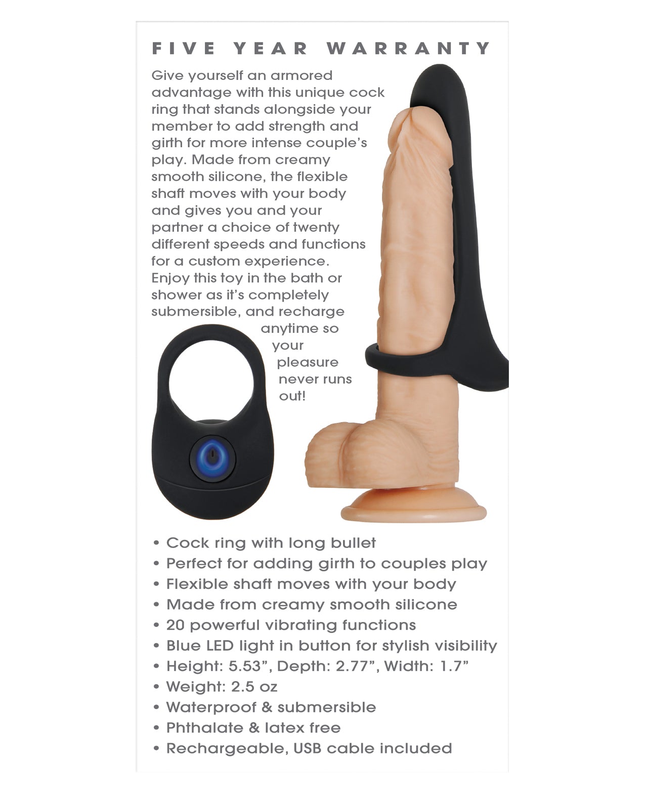 Zero Tolerance Cock Armor - Black