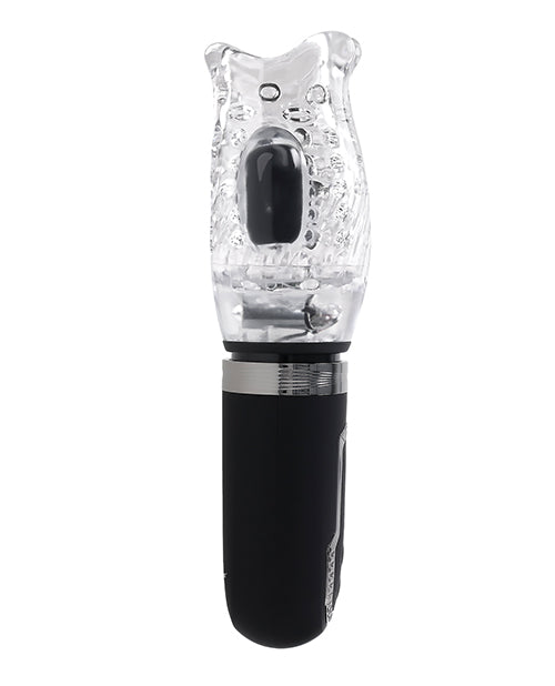 Zero Tolerance Zero Tolerance Thrill Ride Rechargeable Stroker - Black/Clear - Image 3
