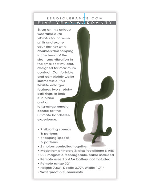 Zero Tolerance Strap, Tap, & Go - Green