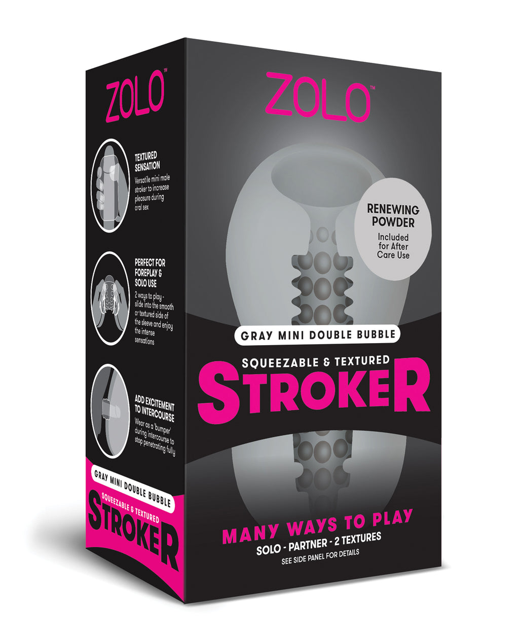 ZOLO ZOLO Mini Double Bubble Stroker - Gray - Image 5
