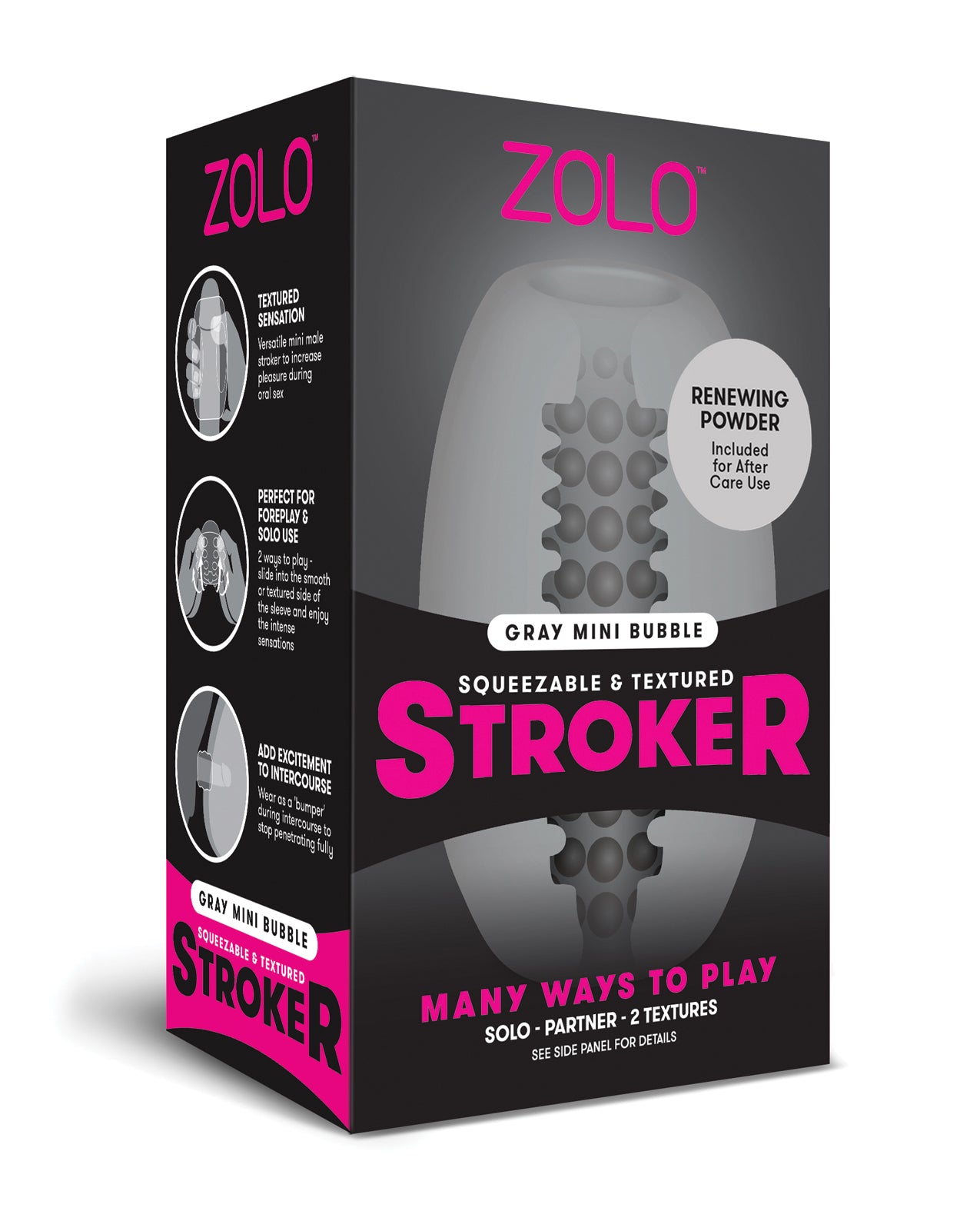 ZOLO ZOLO Mini Bubble Stroker - Gray - Image 5